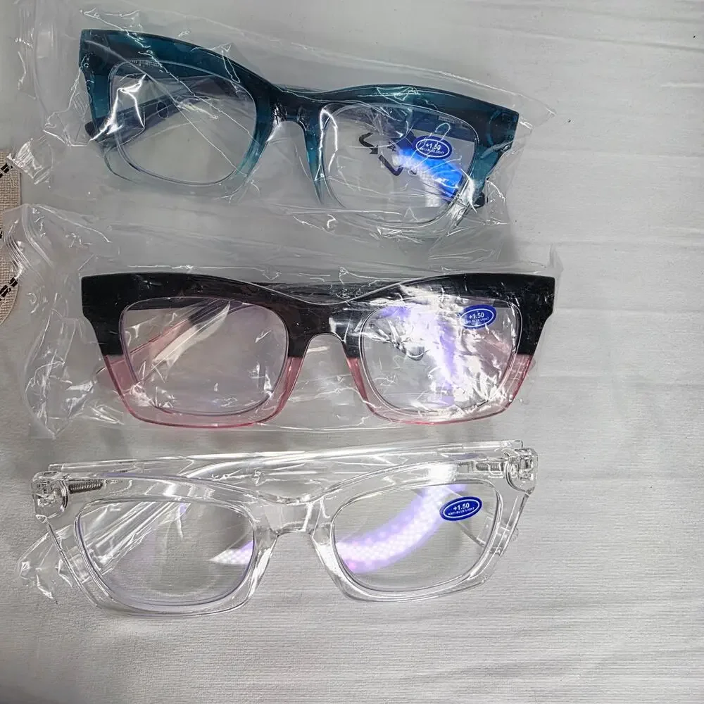 3 Pack Anti Blue Light  Reading Glasses 1.50+